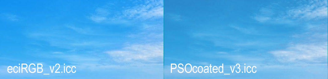 esempio conversione da AdobeRGB 1998 a PSO Coated v3